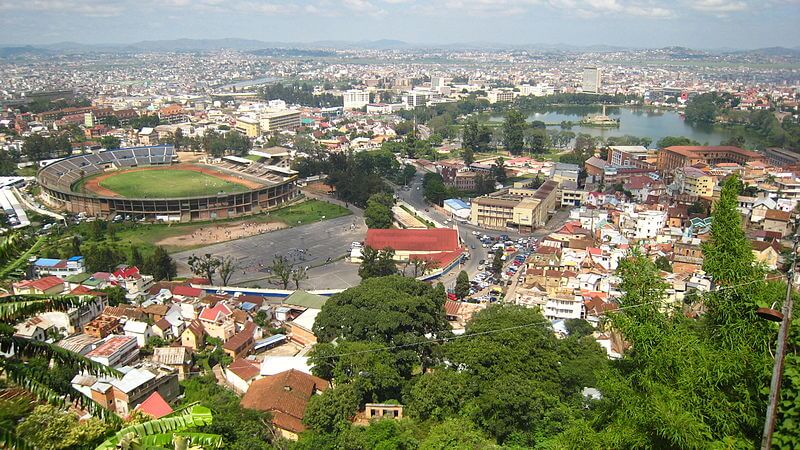 Vista panorámica de Antananarivo